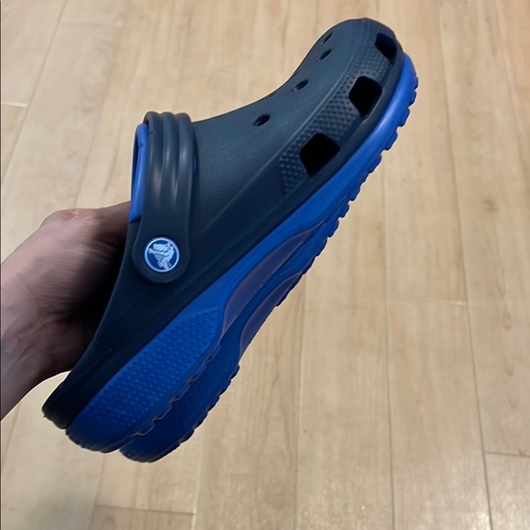 Blue Sandals with Two-Tone Design and Comfort - Picture 4 of 7